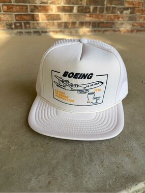 3 Lot Boeing Vintage Hats - Louisiana & Mississippi